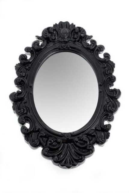 espejo barroca negro – Reformas y Decoración de Interiores en León