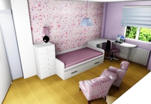 plano dormitorio niñas